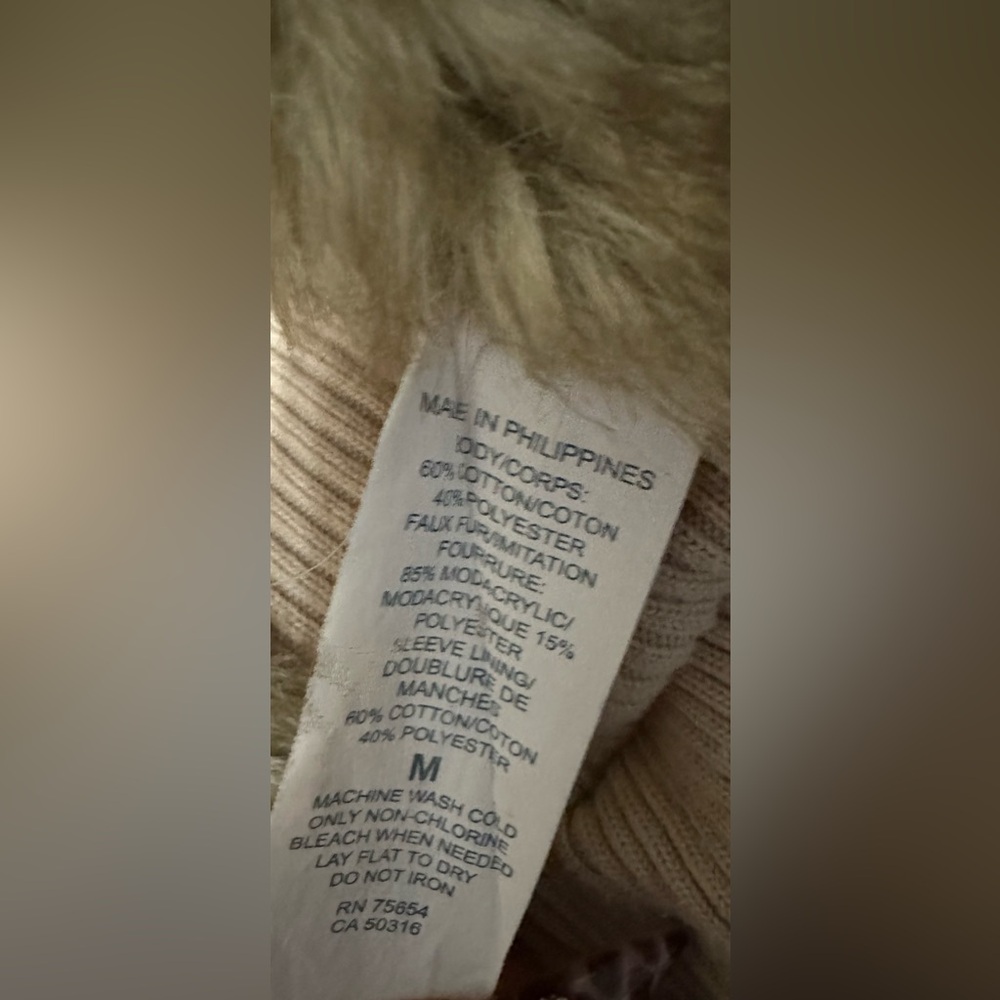 Abercrombie & Fitch Tan Fleece Jacket - Picture 8 of 8